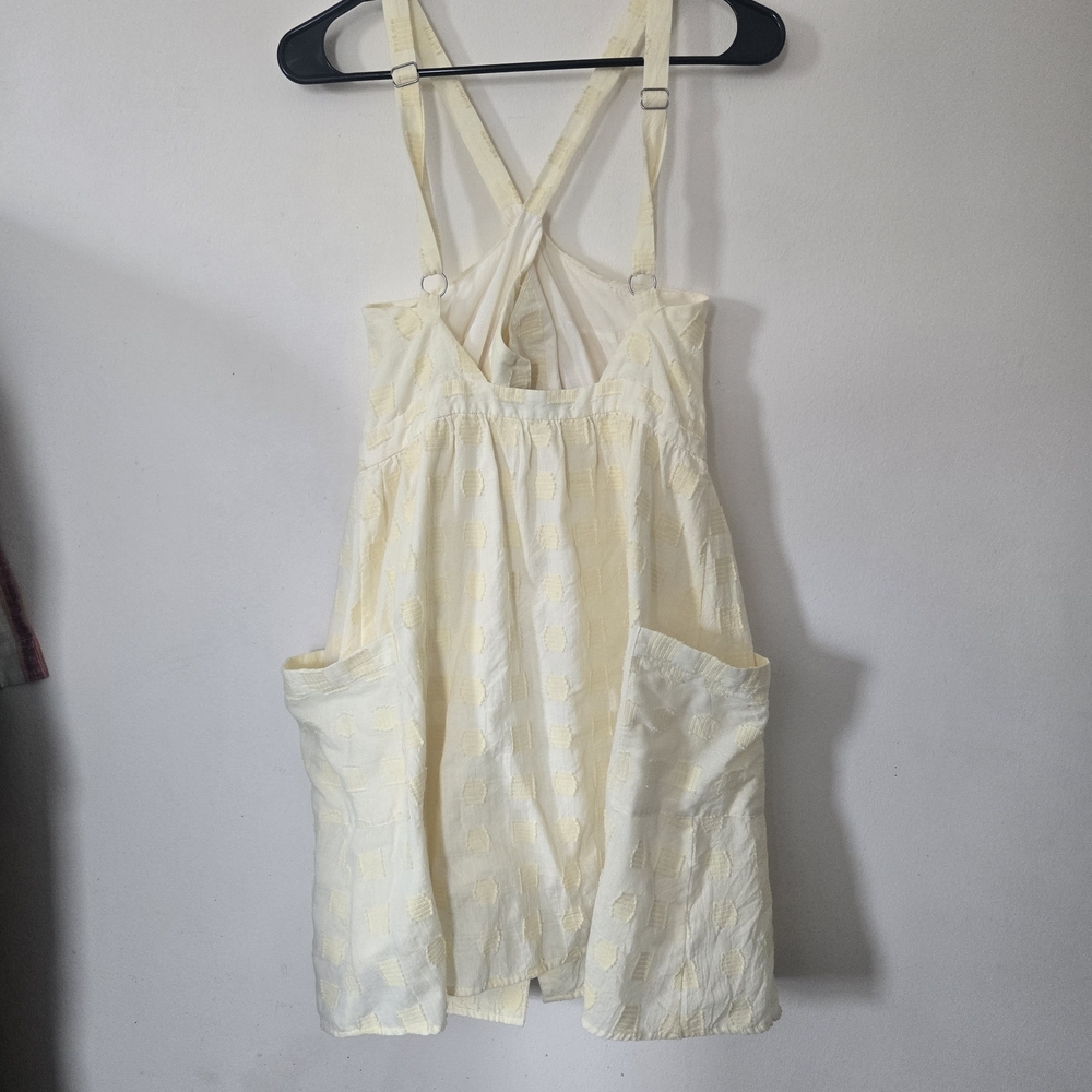 Modcloth Soft Yellow Button-Front Mini Dress - Picture 4 of 9